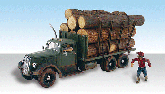 Woodland Scenics 5553 HO Scale Scenic Accents(R) -- Tim Burr Logging Truck