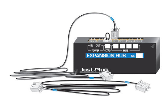 Woodland Scenics 5702 All Scale Expansion Hub - Just Plug(TM) -- Includes 4 Connecting Cables