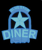 Miller Engineering 5581 Blue Star Diner Horiz. Large