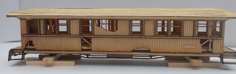 RS Laser Kits 2017 Ho Derelict Passenger Car