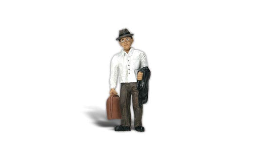 Woodland Scenics 2531 G Scale Scenic Accents(R) Figures -- Traveler w/Bag
