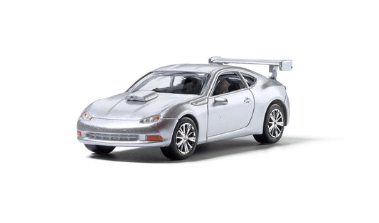 Woodland Scenics 5368 HO Scale Sports Car - Modern Era Vehicles -- Silver