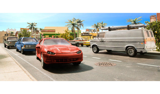 Woodland Scenics 5369 HO Scale Sport Coupe - Modern Era Vehicles -- Red