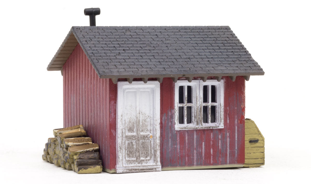 Woodland Scenics 5057 HO Scale Work Shed - Built-&-Ready(R) Landmark Structures(R) -- Assembled - 2-11/32 x 1-15/16 x 1-15/16" 6 x 4.9 x 4.9cm