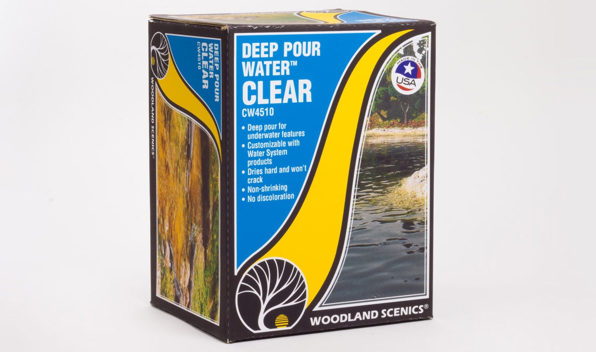 Woodland Scenics 4510 All Scale Deep Pour Water(TM) - Water System - 12oz 355mL -- Clear