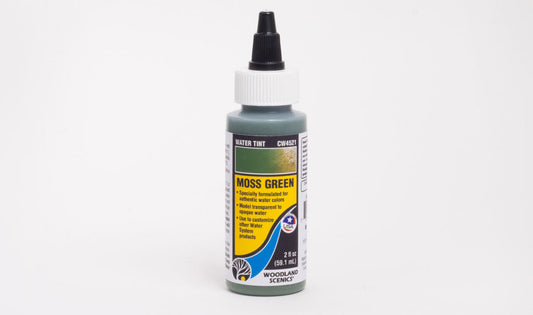 Woodland Scenics 4521 All Scale Water Tint - Water System - 2oz 59.1mL -- Moss Green