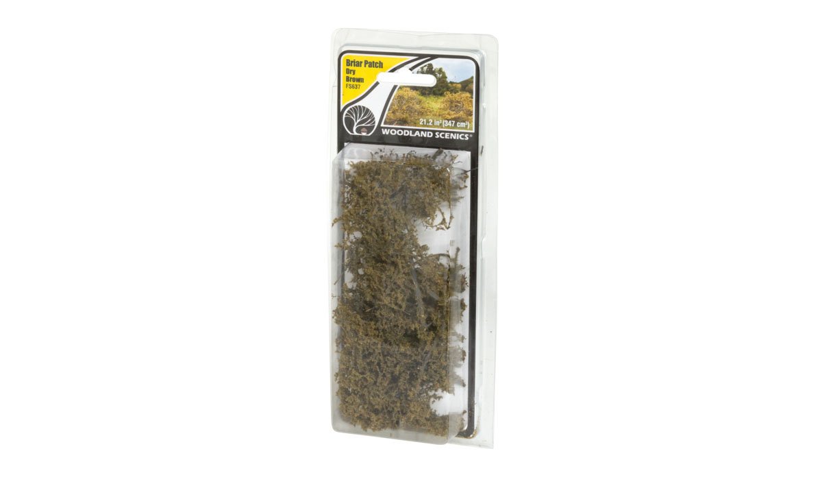 Woodland Scenics 637 All Scale Briar Patch - Field System -- Dry Brown