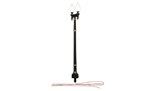 Woodland Scenics 5632 HO Scale Just Plug(TM) - Double Lamp Post pkg(3)