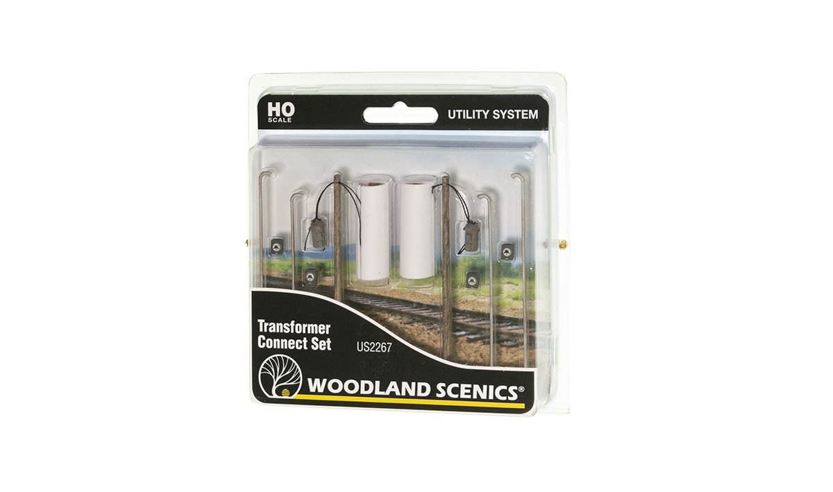 Woodland Scenics 2267 HO Scale Pre-Wired Poles - Utility System -- Connector Set