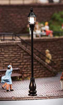 Faller 180108 HO Scale LED Park Light -- Adjustable height up to 2-1/2" 6.3cm tall pkg(3)