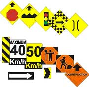 Osborn Models 3012 N Road Signs Assorted