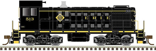 Atlas Model Railroad 40004676 N Scale Alco S2 - Standard DC - Master Silver(R) -- Erie 513 (black, yellow)