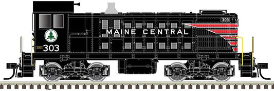 Atlas Model Railroad 40004683 N Scale Alco S2 - Standard DC - Master Silver(R) -- Maine Central 302 (black, red, white)