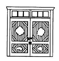 Alexander Scale 1602 HO Scale Ghost town freight door