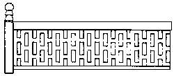 Alexander Scale 2301 HO Scale Porch railing          6/