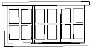 Alexander Scale 2510 HO Scale Window triple          4/
