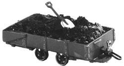 Alexander Scale 2821 HO Scale Mine Cars -- Kanawha
