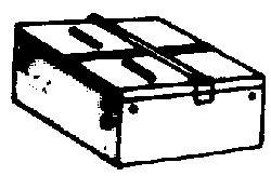 Alexander Scale 3105 HO Scale Trackside Details -- Battery Box - Double pkg(2)