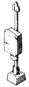 Alexander Scale 3109 HO Scale Trackside Details -- Cable Junction Box pkg(3)