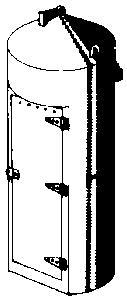 Alexander Scale 3115 HO Scale Telephone Shelters -- Concrete