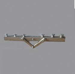 Alexander Scale 3205 HO Scale Railroad Telephone Pole Crossarms -- Unpainted Metal Castings pkg(4)