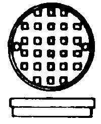 Alexander Scale 3301 HO Scale Plumbing Details -- Man-Hole Cover pkg(10)