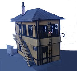 Alexander Scale 7880 HO Scale Baltimore & Ohio Interlocking Tower -- Kit