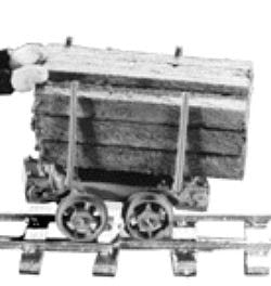 Alexander Scale 9805 HO Scale Timber Car -- 18" Gauge