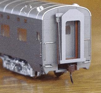 American Limited Models 9680 HO Scale Working Diaphragm Kits - 1 Pair -- Gray - Fits Walthers Pullman Passenger Cars