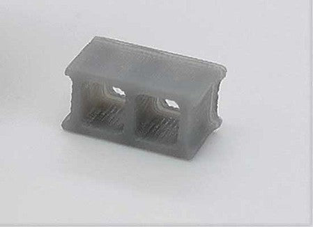 All Scale Miniatures 870818 HO Scale CInder Block -- pkg(5)