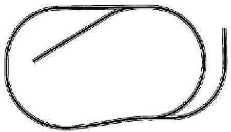 Atlas Model Railroad 1000183 HO Scale Code 83 Layout Package (Brown ...