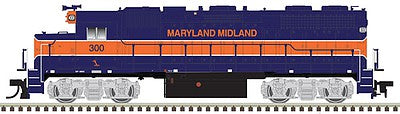 Atlas Model Railroad 10002399 HO Scale EMD GP38 Low Nose w/Sound & DCC - Master(R) Gold -- Maryland Midland #301