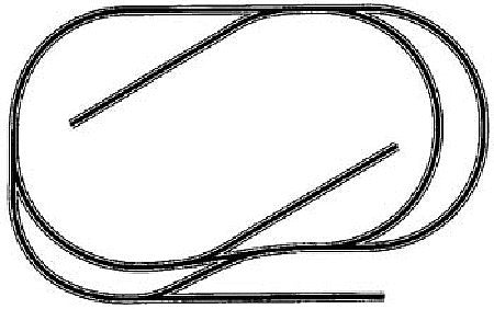 Atlas Model Railroad 1000283 HO Scale Code 83 Layout Package (Brown ...