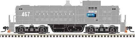 Atlas Model Railroad 10002992 HO Scale Alco RS1 - Standard DC - Classic Silver -- Long Island 467 (Early 1950s, gray, blue)