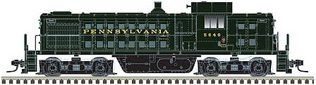 Atlas Model Railroad 10002996 HO Scale Alco RS1 - Standard DC - Classic Silver -- Pennsylvania Railroad 5640 (Brunswick Green)