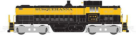Atlas Model Railroad 10002999 HO Scale Alco RS1 - Standard DC - Classic Silver -- New York, Susquehanna & Western 238 (black, yellow)