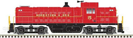 Atlas Model Railroad 10003009 HO Scale Alco RS1 - LokSound and DCC - Classic Gold -- Morristown & Erie 15 (red, yellow)
