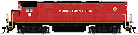 Atlas Model Railroad 10003296 HO Scale Alco C424 Phase 2 - LokSound and DCC - Classic Gold -- Morristown & Erie 19 (red, black, white)