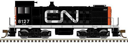 Atlas Model Railroad 10003396 HO Scale Alco S2 - LokSound and DCC - Master(R) Gold -- Canadian National 8129 (black, red, white, Large Noodle Logo)