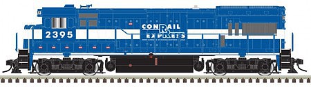 Atlas Model Railroad 10003450 HO Scale GE U23B Low Nose - Sound and DCC - Master(R) Gold -- Conrail Express RBMN 2395 (blue, white)
