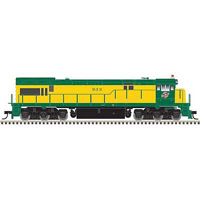 Atlas Model Railroad 10003583 HO Scale GE U30C Low Nose - LokSound and DCC - Master(R) Gold -- Chicago & North Western 936 (yellow, green)