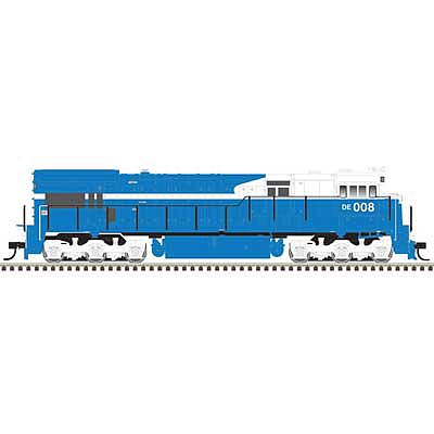 Atlas Model Railroad 10003585 HO Scale GE U30C Low Nose - LokSound and DCC - Master(R) Gold -- Detroit Edison 007 (blue, white)