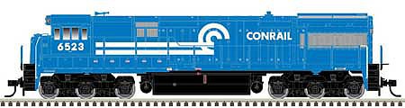 Atlas Model Railroad 10003660 HO Scale GE U28C - Standard DC - Master(R) Silver -- Undecorated with Nose Headlight