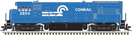 Atlas Model Railroad 10003797 HO Scale GE U33B - LokSound and DCC - Master(R) Gold -- Conrail 2910 (blue, white)