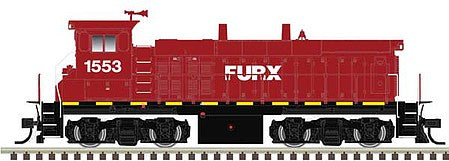 Atlas Model Railroad 10003843 HO Scale EMD MP15DC - with Ditch Lights - Standard DC - Master(R) Silver -- FURX 1553 (red, black)