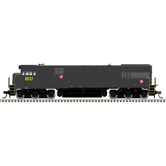 Atlas Model Railroad 10003919 HO Scale GE U30C Phase I - LokSound and DCC - Master(R) Gold -- Pennsylvania Railroad 6539 (green, gold)