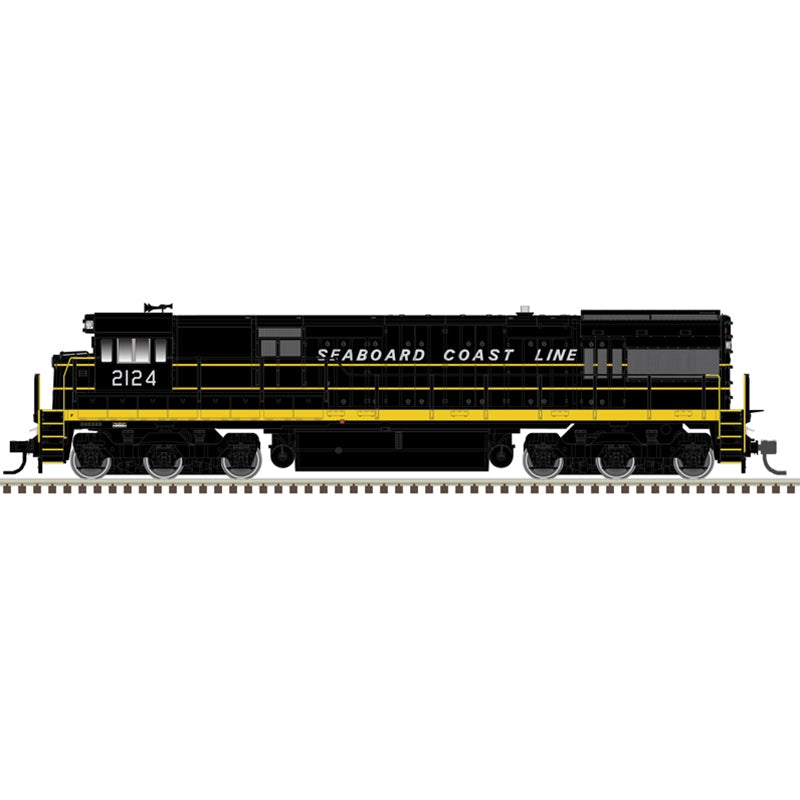 Atlas Model Railroad 10003923 HO Scale GE U30C Phase I - LokSound and DCC - Master(R) Gold -- Seaboard Coast Line 2121 (black, yellow)