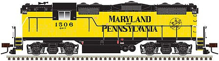 Atlas Model Railroad 10003935 HO Scale EMD GP7 - Standard DC - Classic(R) Silver -- Maryland & Pennsylvania 1506 (yellow, black)