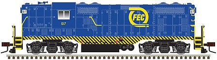 Atlas Model Railroad 10003951 HO Scale EMD GP7 - ESU Sound and DCC - Classic(R) Gold -- Florida East Coast 620 (blue, yellow)