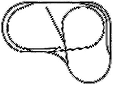 Atlas Model Railroad 1000783 HO Scale Code 83 Layout Package (Brown ...